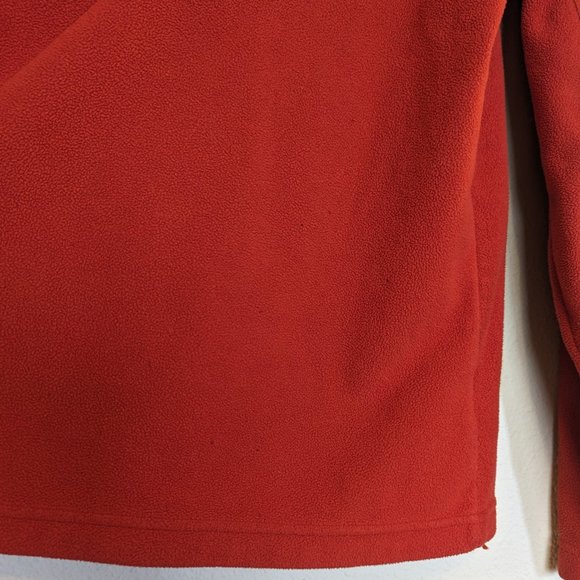 Mountain Hardwear Lightweight Quarter Zip Fleece Mens Size S Red - Picture 3 of 13
